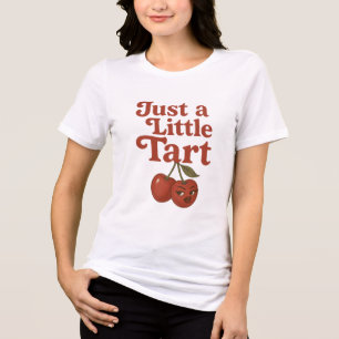 Sassy Cherry nur ein kleiner Tart Retro Roter Typ Tri-Blend Shirt