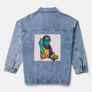 Sassy Denim Jacke-Louise sagt es, ohne es zu sagen Jeansjacke