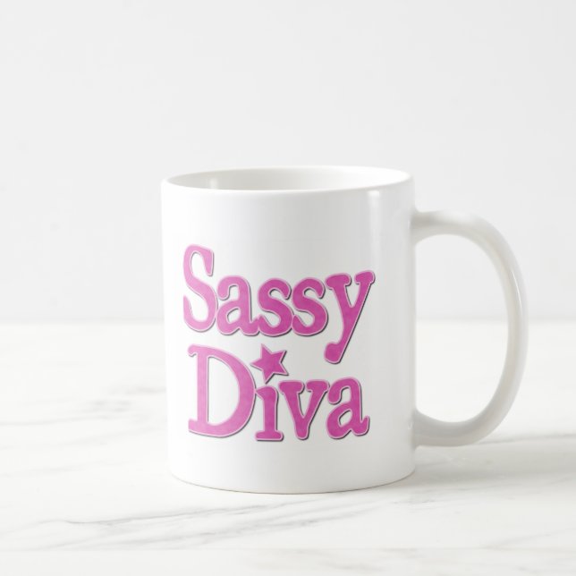 Sassy Diva Kaffeetasse (Rechts)