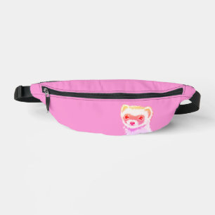 Sassy Ferret in Regenbogenfarben Bauchtasche