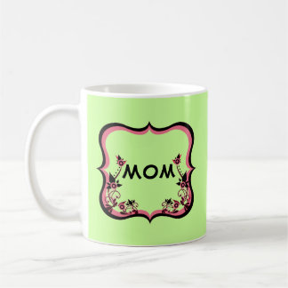 Sassy Floral Customizable Mama Tasse
