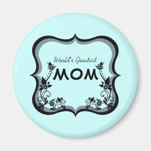 Sassy Floral World's Greatest Mama Magnet
