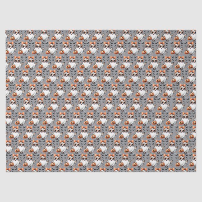 Sassy Ghost Halloween Seidenpapier (Vorderseite)