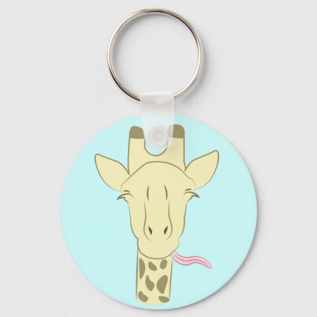 Sassy Giraffe Schlüsselkette Schlüsselanhänger (Vorderseite)