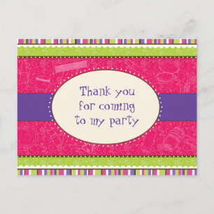 Sassy Girl Danke, Postcard Postkarte