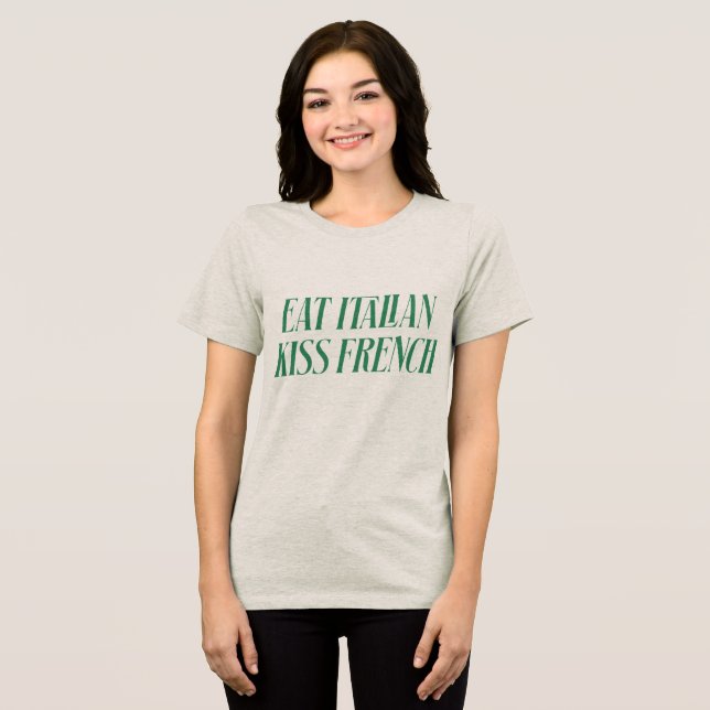 Sassy Girl Quote Tri-Blend Shirt (Vorderseite voll)