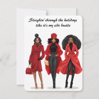 Sassy Holiday Gift Card Schlitten Weihnachten