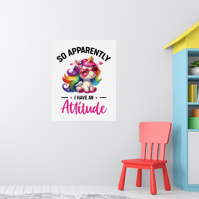 Sassy ich habe eine Einstellung Poster (Kinderzimmer 1)