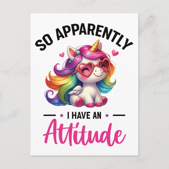Sassy ich habe eine Einstellung Postkarte (Vorderseite)