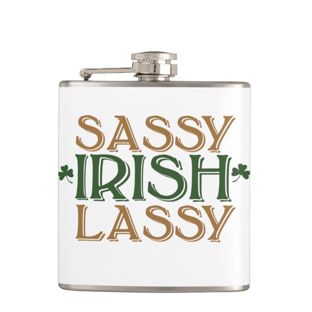 Sassy Irish Lassy Flachmann (Vorderseite)
