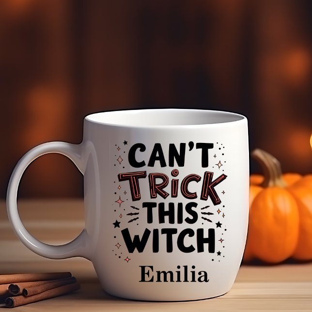 Sassy kann diesen HexenHalloweennamen nicht tricks Kaffeetasse (Von Creator hochgeladen)
