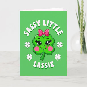 Sassy Lassie Klee-Karte Karte