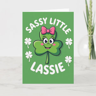 Sassy Lassie Klee-Spaßkarte Karte
