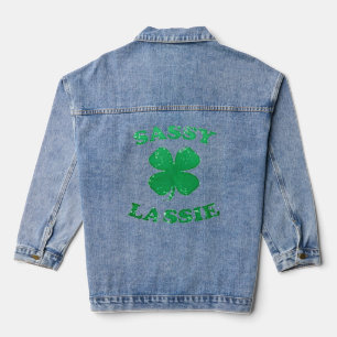 Sassy Lassie St. Patrick's Day T-Shirt Jeansjacke