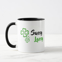 Sassy Lassy mit Kleeblatt Tasse