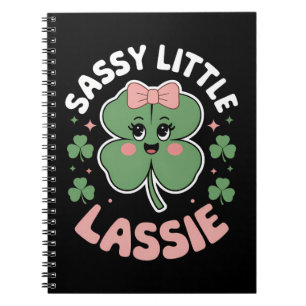 Sassy Little Lassie Lustiger St. Patrick's Day Notizblock
