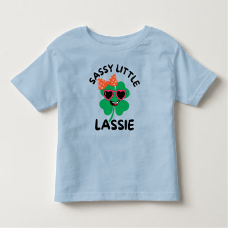 Sassy Little Lassie: St. Patrick's Day Kinder Babi Kleinkind T-shirt