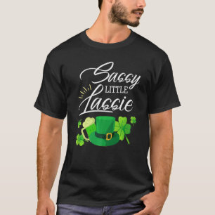 Sassy Little Lassie St. Patrick's Day Lustig T-Shirt