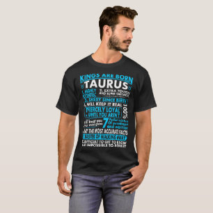 Sassy loyales T-Shirt König-Are Born Taurus Zodiac
