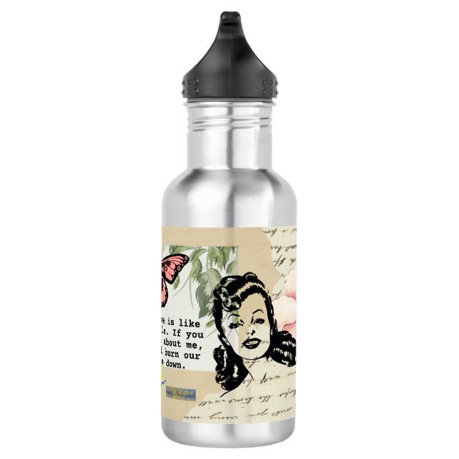 Sassy lustige Liebhaber Wasserflasche Edelstahlflasche (Rechts)