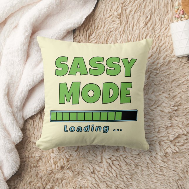 Sassy Mode Loading … Kissen (Decke)