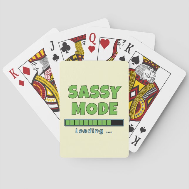 Sassy Mode Loading … Spielkarten (Rückseite)