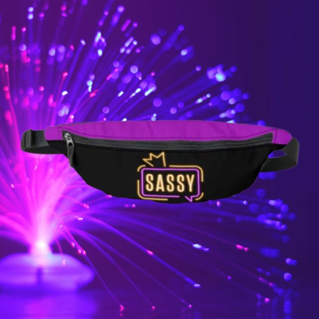 Sassy Neon Glow Bauchtasche – Fester Charakter (Von Creator hochgeladen)