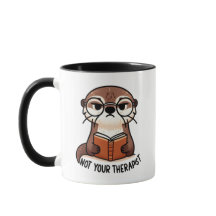 Sassy Otter mit Brille - "Nicht Ihr Therapeut"