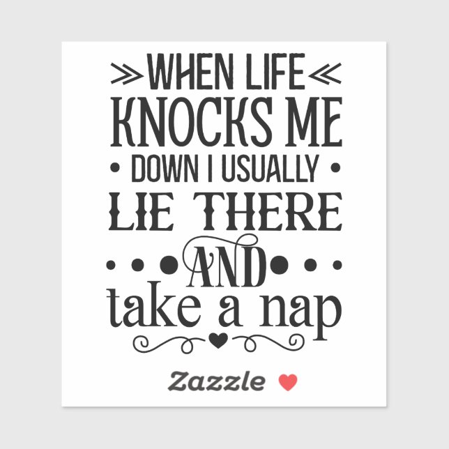 Sassy Personity Attitude Quote Sticker #4 (Blatt)