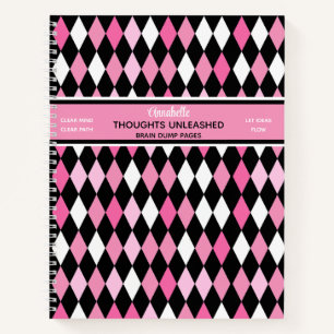 Sassy Pinkista Thoughts Unleashed SpiralNotebook Notizbuch