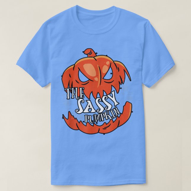 Sassy Pumpkin Matching Family Group Halloween Part T-Shirt (Design vorne)