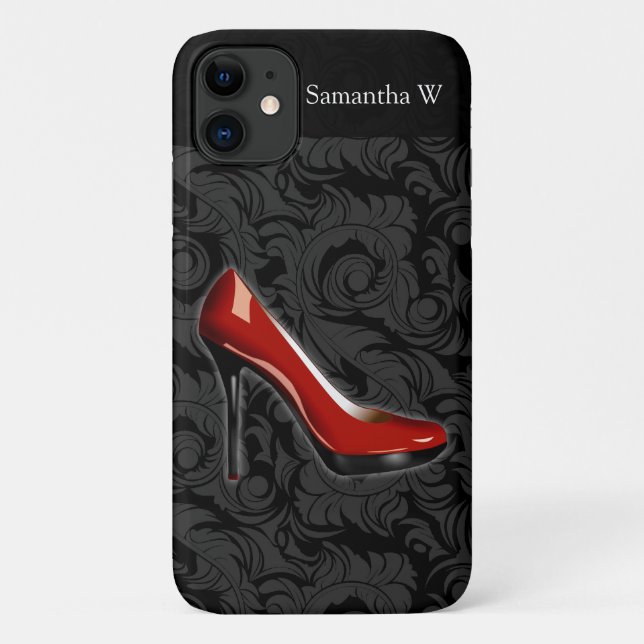 Sassy Red Shoe Case-Mate iPhone Hülle (Rückseite)
