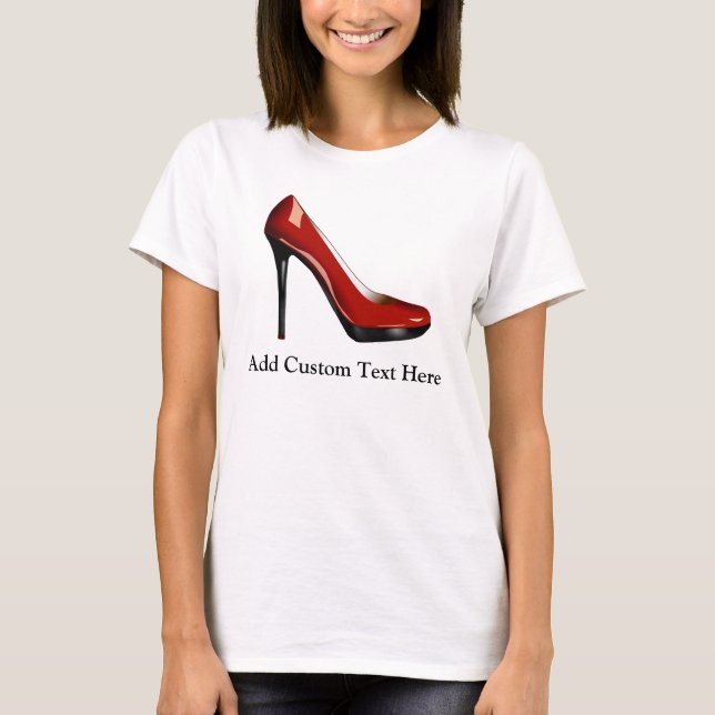 Sassy Red Shoe T-Shirt (Vorderseite)