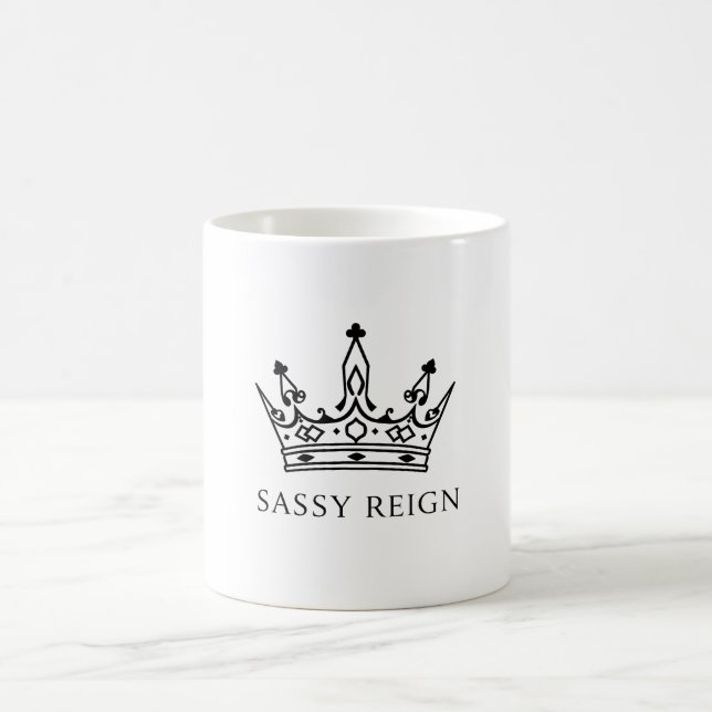 Sassy Reign-Taschentasche  Kaffeetasse (Mittel)