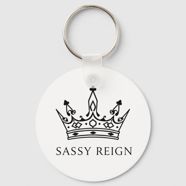 Sassy Reign-Taschentasche  Schlüsselanhänger (Vorderseite)