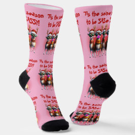Sassy Reindeer Socken