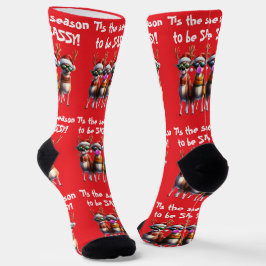 Sassy Reindeer Socks Socken