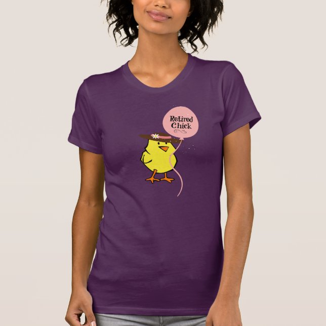 Sassy Remüde Chick T-Shirt (Vorderseite)