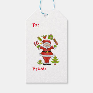 Sassy Santa Geschenkanhänger