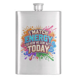 Sassy seit der Geburt sassy clevere Mund lustige A Flachmann