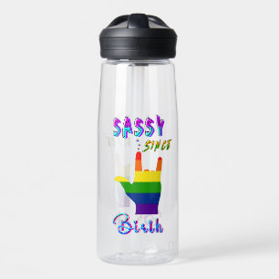 Sassy seit Geburt Trinkflasche