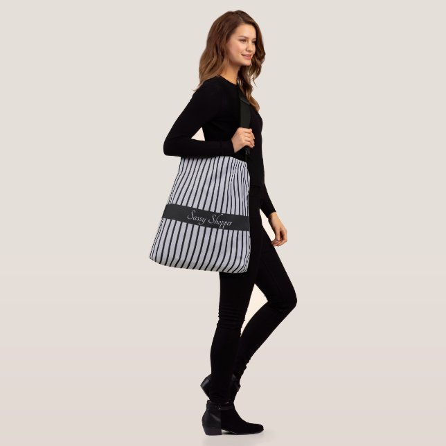 "Sassy Shopper" Tasche, groß Tragetaschen Mit Langen Trägern (Am Model)