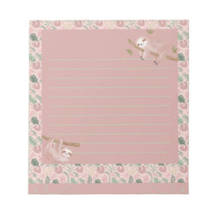 Sassy Sloth Notizblock