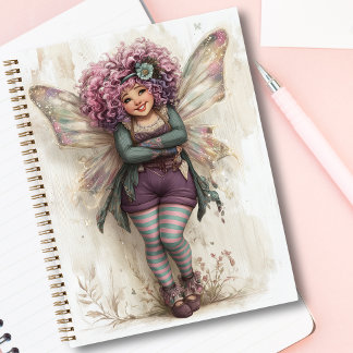 Sassy Sparkle Fairy of Mischief Magic and Dreams Notizbuch
