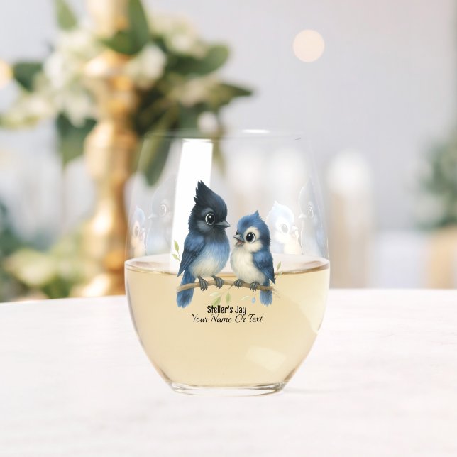 Sassy Steller-Jay Weinglas Ohne Stiel (Insitu (Hochzeit))