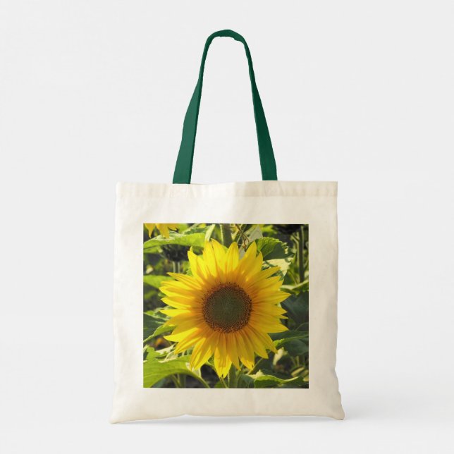 Sassy Sunblumen Tote Bag Tragetasche (Rückseite)