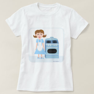 Sassy Sweet Fifties Hausfrau Kitsch Art T-Shirt