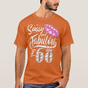 Sassy und fabelhaft im Alter von 60 Jahren 60. Geb T-Shirt