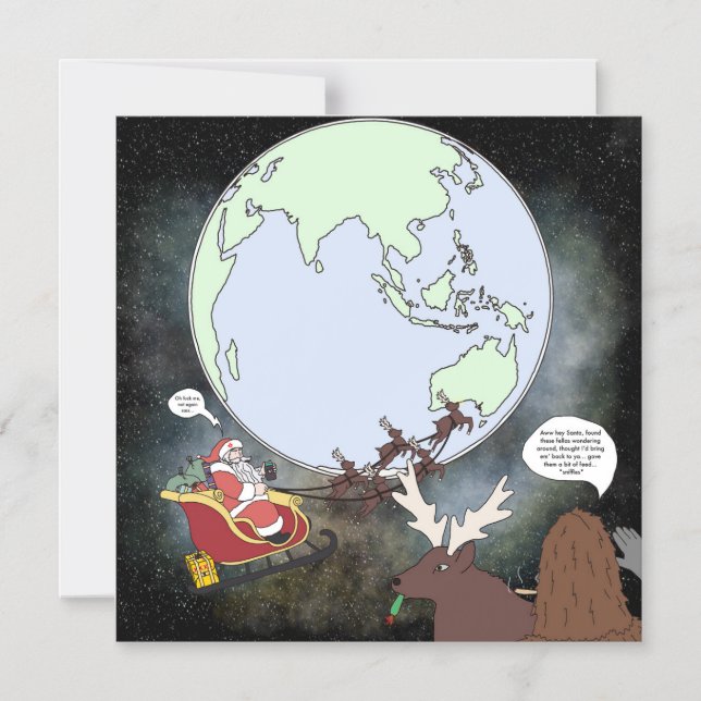 Sassy und Santa Magnet (Vorderseite)