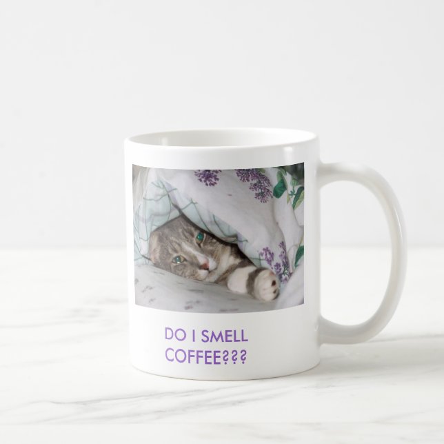 Sassydog TUN i-GERUCH-KAFFEE??? Kätzchen-Tasse Kaffeetasse (Rechts)